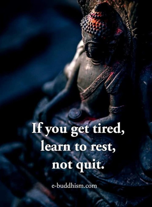 If You Get Tired Learn To Rest Not Quit Quote