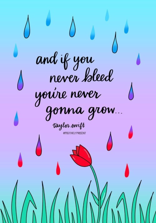 If You Never Bleed You are Never Gonna Grow Quote
