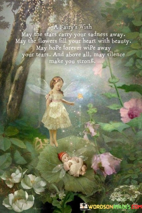 A Fairy's Wish May The Stars Carry Your Sadness Away Quotes
