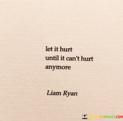 Let It Hurt Until It Can't Hurt Anymore Quotes