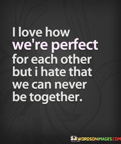 I Love How We're Perfect For Each Other But I Hate That Quotes